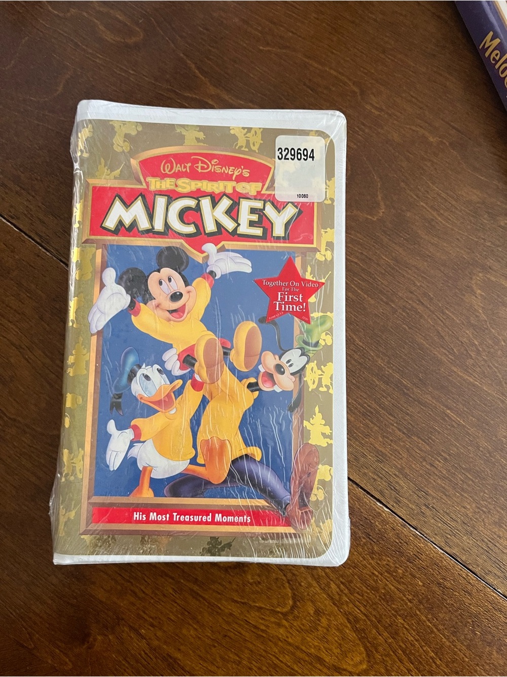 Disney Mickey VHS Cover Blue Red Yellow